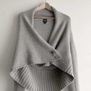 PRISTINE Eileen Fisher 100% THICK 3-PLY CASHMERE Cardigan Shrug - S